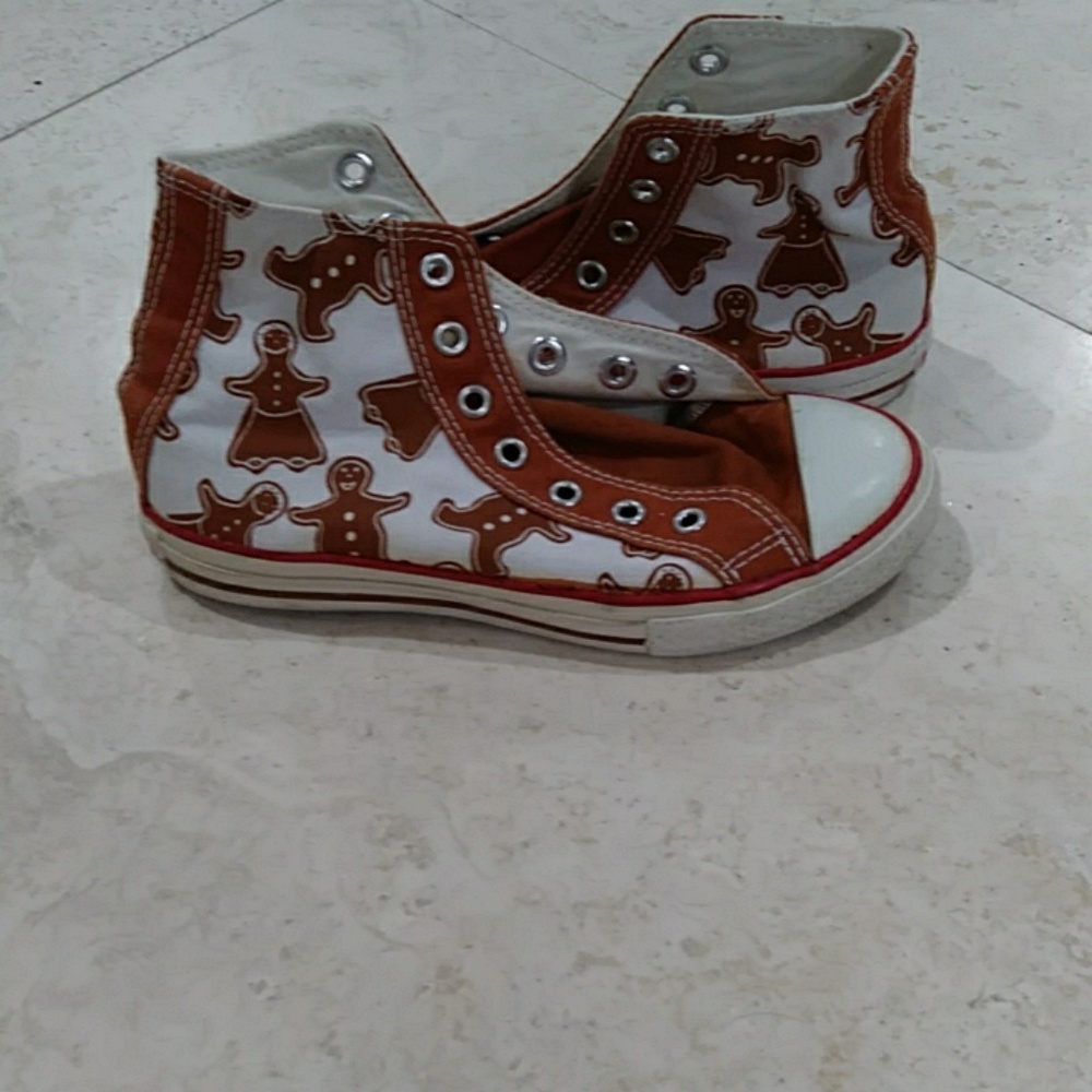 Authentic Rare Gingerbread Men Converse